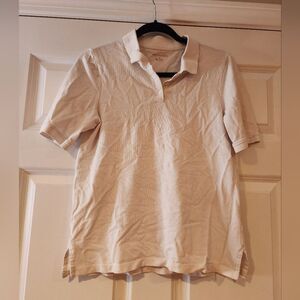 Appleseeds short sleeve white polo